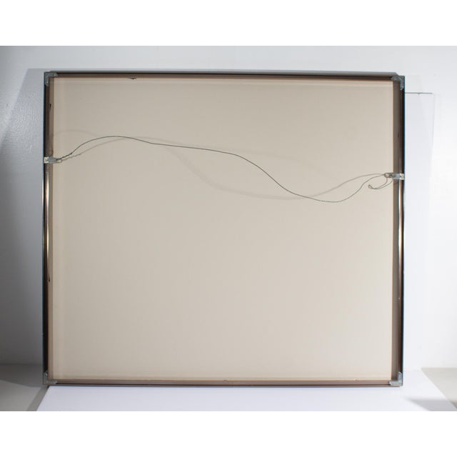 A 1972 abstract etching by the Hungarian-American artist Gabor Peterdi (1915-2001). Titled "Surging Wave," this abstract...