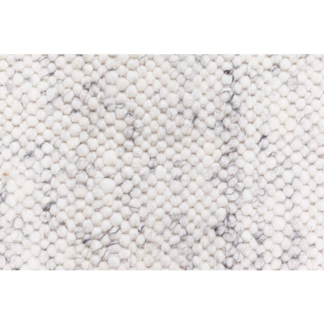 Contemporary Alpine handmade in natural lambswool Runner by Doris Leslie Blau Size: 2'7" × 7'7" (78 × 231 cm) This...