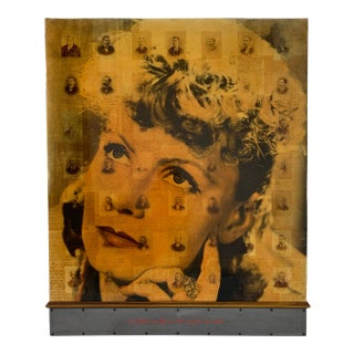 Ben Freeman Mixed Media Collage of Antique Photographs and Letters For Sale