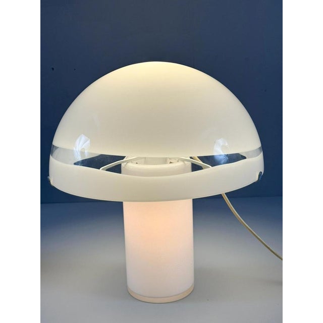 White Mushroom Table Lamp in Murano Glass by Carlo Nason for Mazzega, Italy, 1970s For Sale - Image 8 of 18