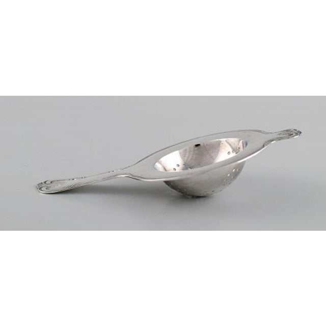 Mid-20th Century Silver Tea Strainer from Cohr For Sale - Image 4 of 6