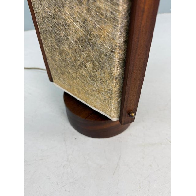 Mid-Century Modern Danish Fiberglass and Teak Floor Lamp, 1960 For Sale - Image 9 of 16
