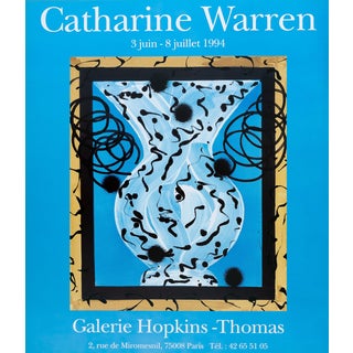 Vase Poster after Catharine Warren For Sale