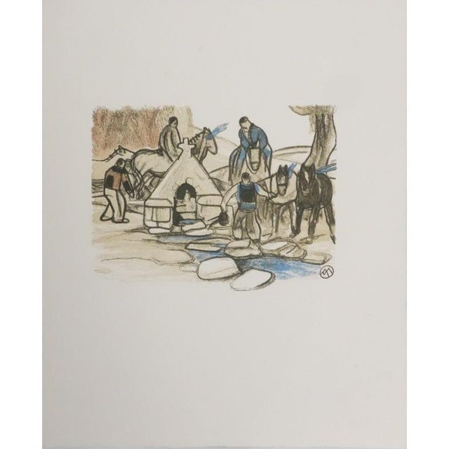 Mathurin Meheut, By the Spring, 1937, Engraving For Sale - Image 8 of 8