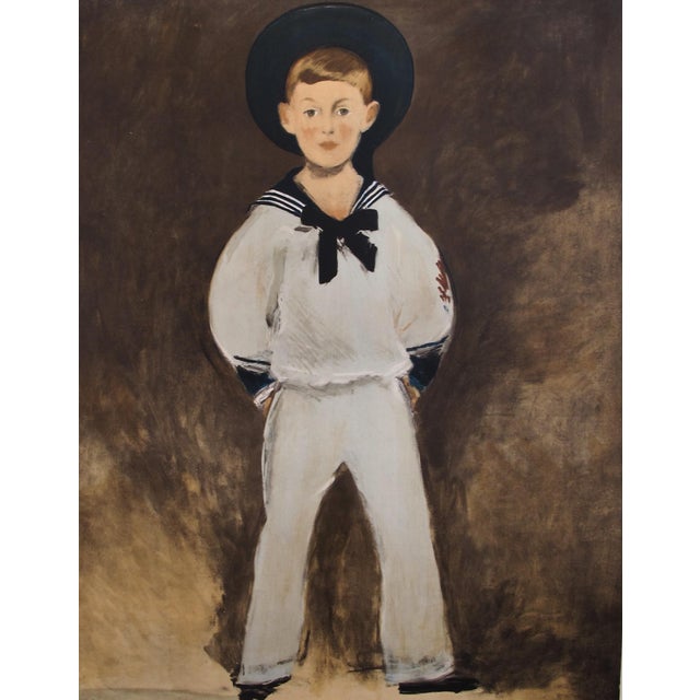 Date: 1961 Size: 22 x 30.5 inches Artist: Manet, Édouard (after) Born into an upper-class household with strong political...