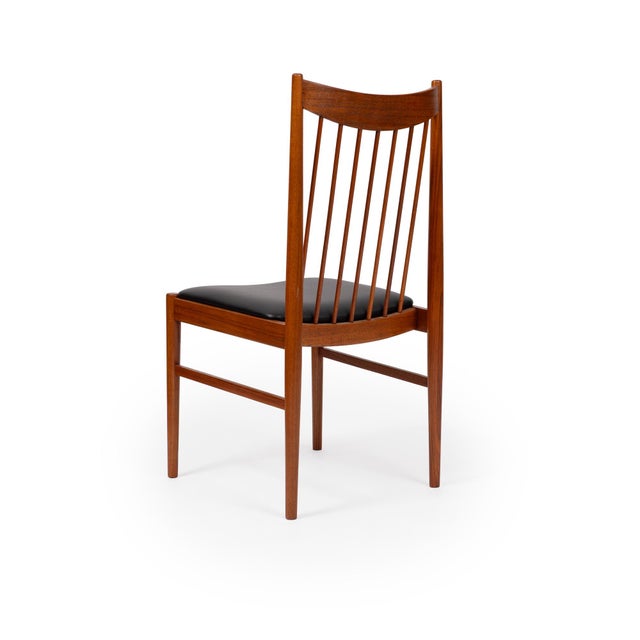Vintage Arne Vodder Teak Dining Chairs for Sibast Model 422 Danish Mid-Century Set of 4 For Sale - Image 10 of 16