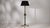 1940s France Deep Ebony Black Ebonized Floor Lamp For Sale In Greensboro - Image 6 of 11