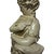 Vintage Hollywood Regency Chalkware Greek Goddess W/Pipes Figurine Sculpture For Sale - Image 6 of 9