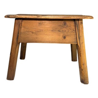 Rustic Milking Stool in Wood For Sale