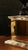 Vintage Hollywood Regency Style Black Table Lamp, 1940s For Sale - Image 4 of 8
