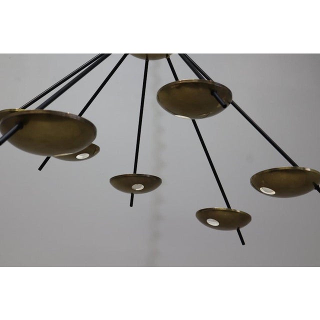 1950s Model 1036 Ceiling Lamp from Stilnovo, 1950s For Sale - Image 5 of 13