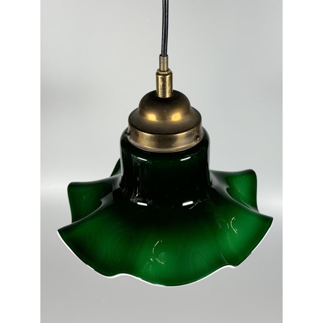 Mid-Century Modern Space Age Ceiling Lamp in Glass from Peill & Putzler, Germany, 1960s For Sale - Image 3 of 15