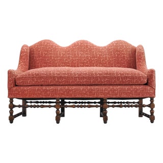 English William and Mary Baroque Style Camel Hump Back Settee For Sale