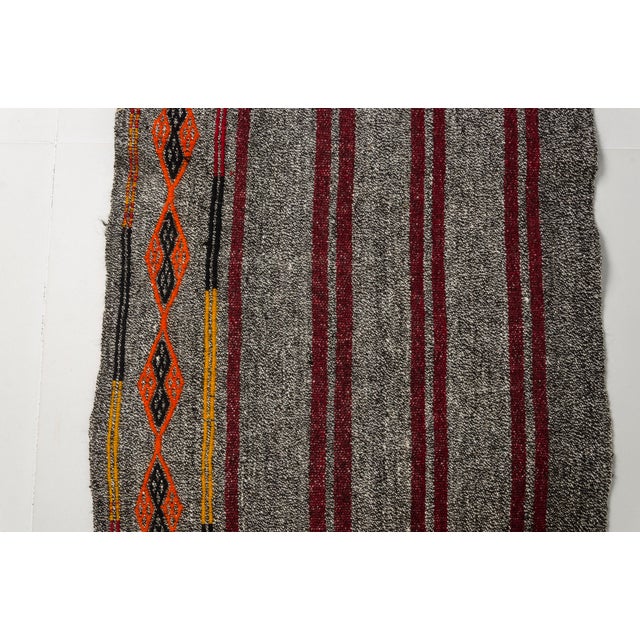 Oushak Vintage Kilim Runner For Sale - Image 9 of 9