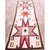 Antique Geometric Medallion Wool Flat Weave Ivory Beige Cream White 1930s Runner Rug, Circa Date: 1930s. This striking...