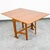 1960s Mid Century Danish Modern Dining Table Drop Leaf Gate Leg Folding Teak MCM For Sale - Image 5 of 12