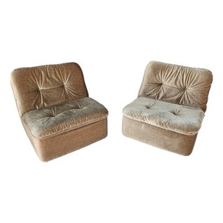 Vintage Green Armchairs Ambo by Jo Otterpohl for Cor, 1970s, Set of 2 For Sale