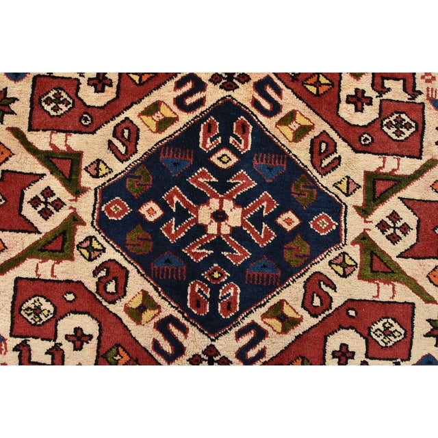 Brown Fine Quchan Rug 6'7'' X 9'6'' Brown Wool/Silk Hand-Knotted Oriental Carpet For Sale - Image 8 of 15