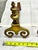 17th Century Antique 17th Century Brass Fireplace Andirons - Pair For Sale - Image 5 of 6