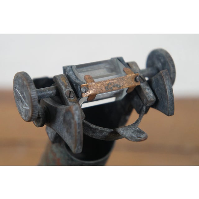 Antique Lord Kelvins Azimuth Mirror Nautical Navigation Prism Circle & Case For Sale - Image 10 of 12