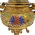 Mid-Century Japanese Champlevé Enamel Tripod Censer With Guardian Lion Finial For Sale - Image 11 of 12