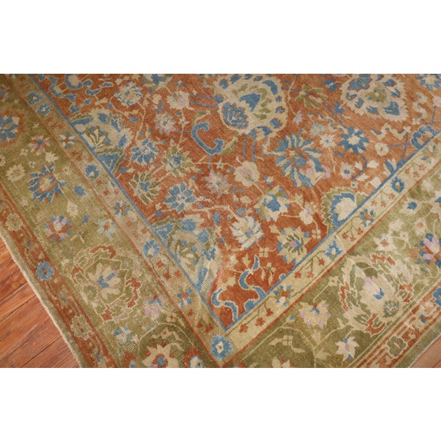 Early 20th Century Antique Zabihi Collection Large Chinese Carpet - 10'9" x 16'2" For Sale In New York - Image 6 of 12