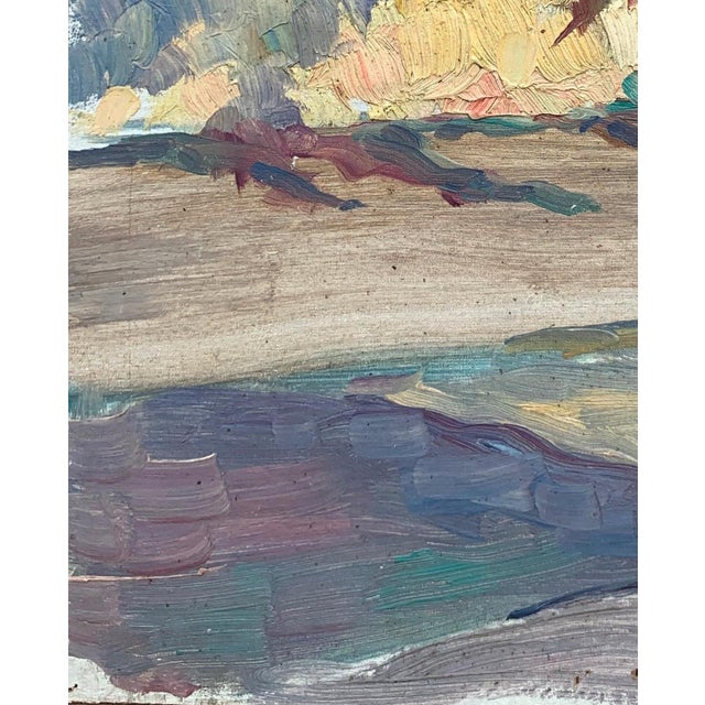 1960s Socialist Realism Oil Painting, Ukrainian Artist Sokolovsky, 1960s 23-19 For Sale - Image 5 of 6