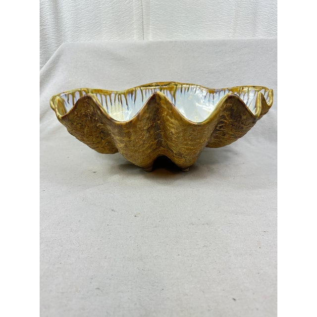 Ceramic Ae Ceramics Large Sea Clam Bowl For Sale - Image 7 of 12
