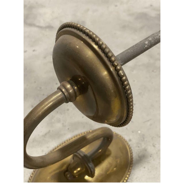 Antique Ornate Victorian Sconce Plate Base Part Single Arm the sconce plate needs to be cleaned and re-wired