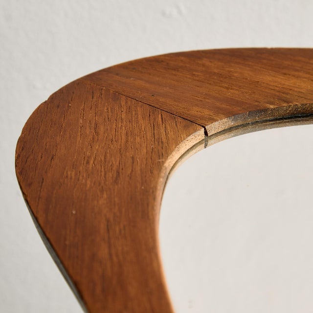 Teak Framed Mirror, 1960s For Sale - Image 4 of 9