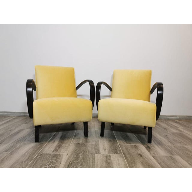 Set of Armchairs by Jindrich Halabala, 1940s For Sale - Image 6 of 18