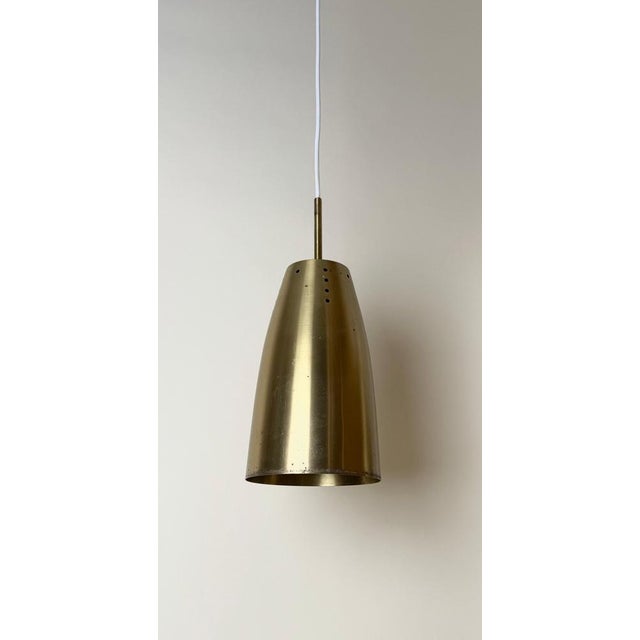 Architectural Brass Church Pendant Light, 1960s For Sale - Image 9 of 15