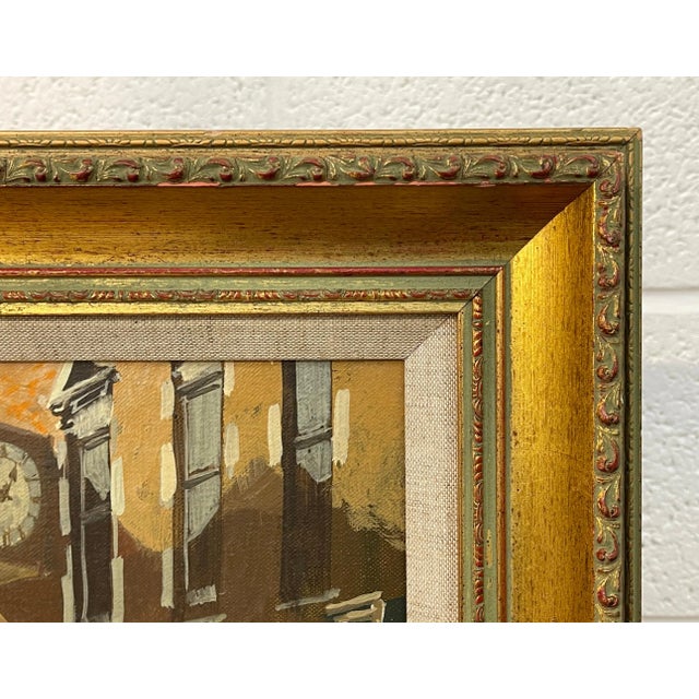 Robert D Beattie, Oil Painting of Kingstown Dublin in 1910 by Modern Impressionist Irish Artist, 1950 Circa For Sale - Image 6 of 13