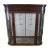 Early 20th Century Antique Victorian Mahogany General Store Display Case Apothecary Cabinet For Sale
