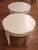 White 1990s Pair of Century Furniture VillaDomain Gustavian Swedish Style White End Tables For Sale - Image 8 of 12