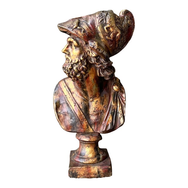 Vintage Classical Greek Style Bust of Ajax For Sale