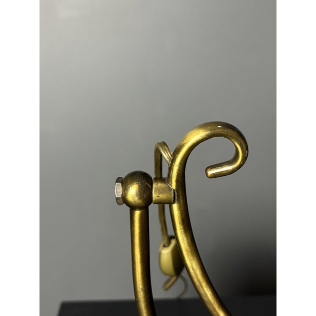 Metal Mid-Century French Sculptural Adjustable Table Lamp with Perforated Shade, 1960s For Sale - Image 7 of 18