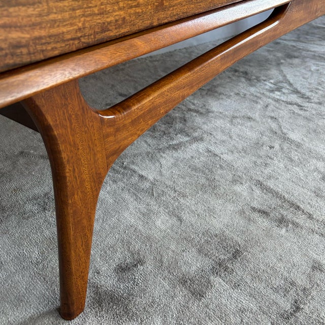 Figured Walnut Sideboard by Alfred Cox, 1960s For Sale - Image 11 of 16