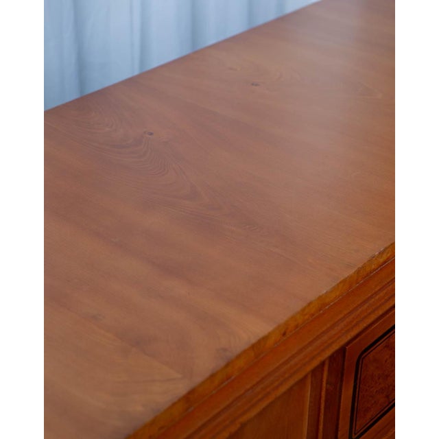 Art Deco Swedish Burlwood Sideboard, C. 1930s For Sale - Image 12 of 16