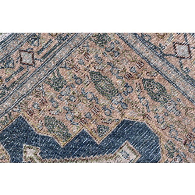 Antique Persian Fine Senneh Rug With Medallion's 3'10 X 5'1 For Sale - Image 12 of 12