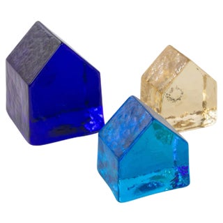 Set of Three Murano Glass Objects by Carlo Nason for V. Nason & Co., 1970s, Set of 3 For Sale