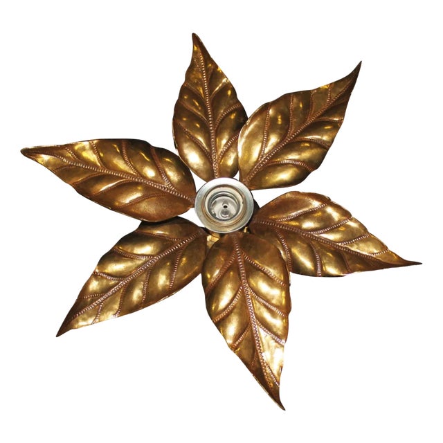 Floral Wall Light by Willy Daro, 1970 For Sale