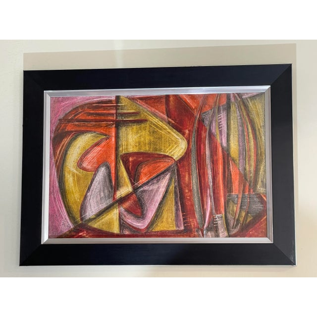 Mid-Century Modern Mid 20th Century Abstract Collage by Carol Crain For Sale - Image 3 of 5