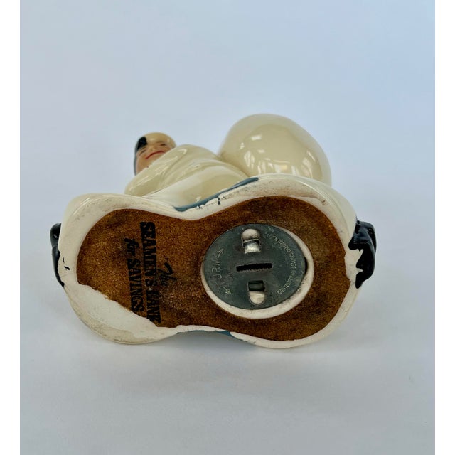 Figurative Vintage Sailor Savings Bank From Seaman’s Savings Bank For Sale - Image 3 of 4