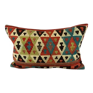 16 x 24 Kilim Pillow Turkish Cushion Cappadocia Sunrise Pillow Cushion Cover For Sale