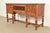 English Early Romweber Antique English Jacobean Carved Oak and Burl Wood Sideboard, Circa 1900 For Sale - Image 3 of 18