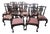 Ten Chippendale Style Clawfoot 19th Century Dining Chairs For Sale