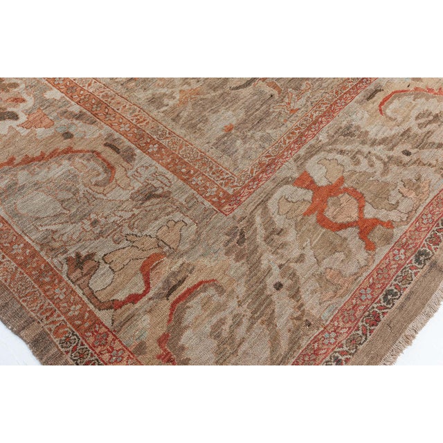Textile Traditional Inspired Sultanabad Rug by Doris Leslie Blau For Sale - Image 7 of 8