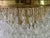 Metal Murano Crystal Waterfall Chandelier, 1970s For Sale - Image 7 of 11