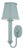 Mitzi Yara 6.5 in. 1 Light Wall Sconce in Soft Bisque and Dusk Blue Finish For Sale